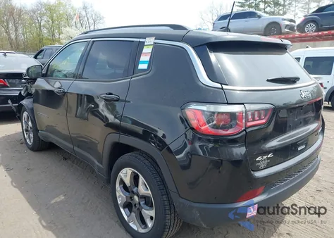 2019 Jeep Compass Limited 4X4 z USA, uszkodzony, nr VIN 3C4NJDCB2KT594314